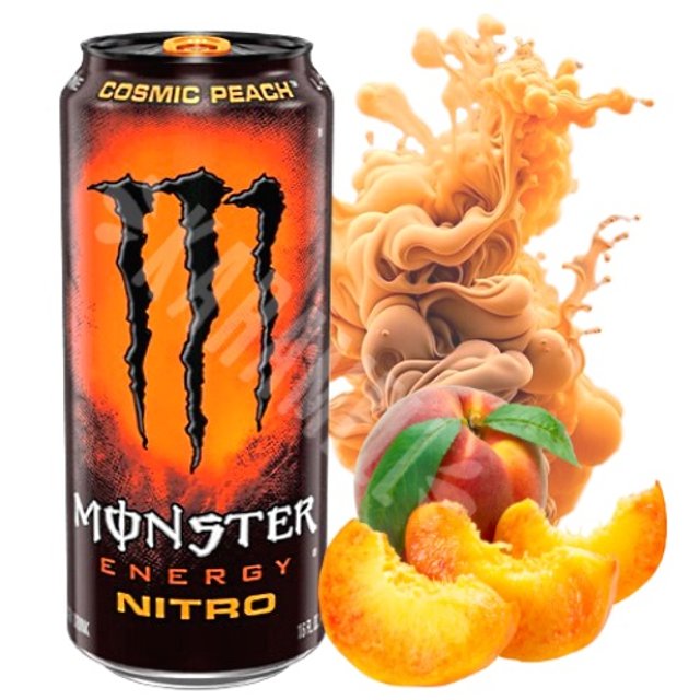 Monster Nitro Cosmic Peach Energy Drink 500ml