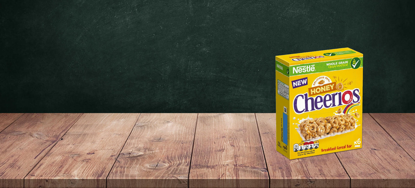 Nestle Cheerios Honey Breakfast Ceral Bars 132g