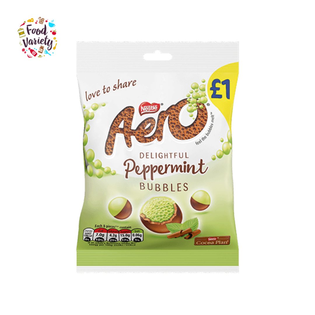 Nestle Aero Bubbles Peppermint Chocolate Pouch 92g