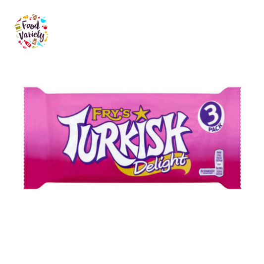Fry's Turkish Delight Chocolate  3 Pack 153G