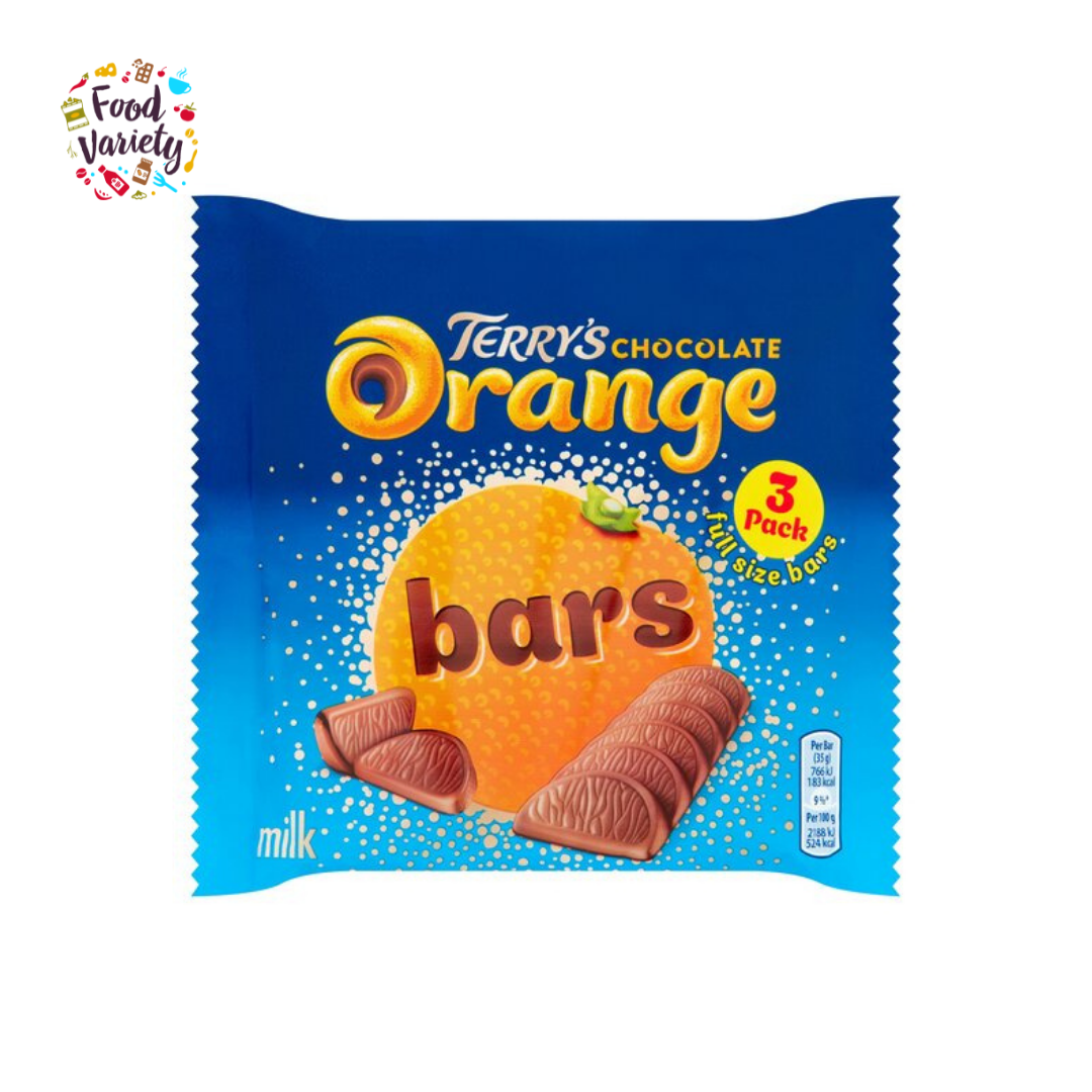 Terry's Chocolate Orange Bars 3 Pack 105G