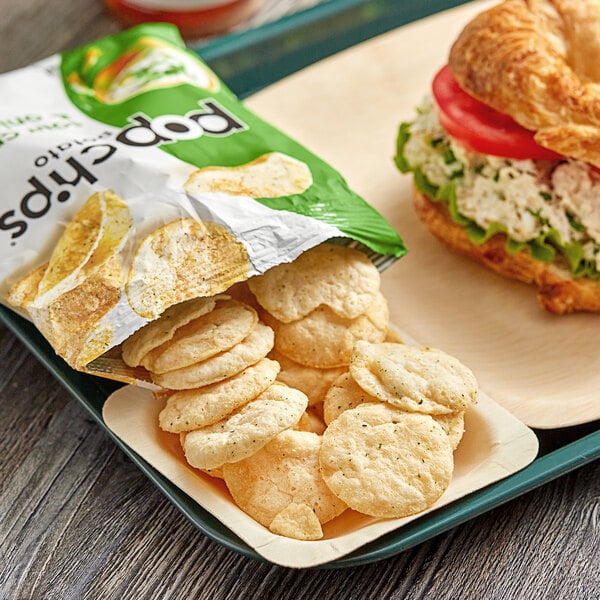 Popchips Sour Cream & Onion Flavour Potato Snacks 50g