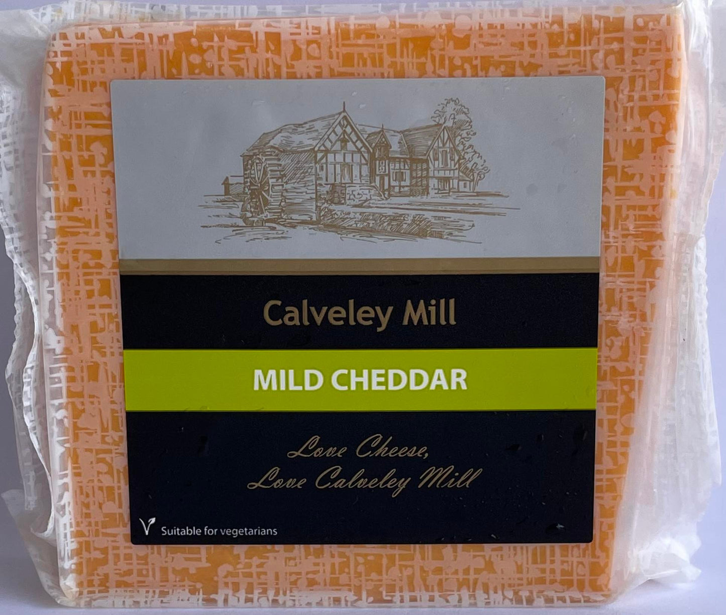 Calveley Mill Coloured Mild Cheddar Cheese 200g