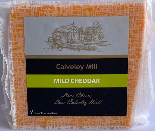 Calveley Mill Coloured Mild Cheddar Cheese 200g