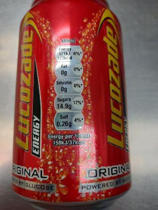 Lucozade Original Energy Drink 330ml