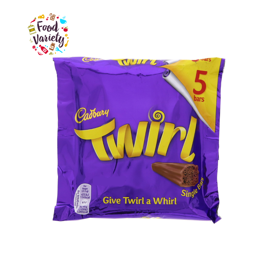 Cadbury Twirl 5 Bars 107.5g
