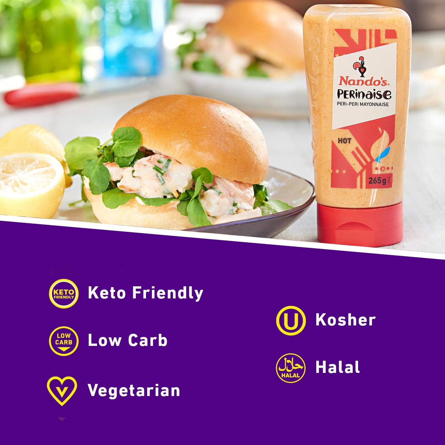 Nando’s Perinaise Peri-Peri Hot Mayonnaise 265g