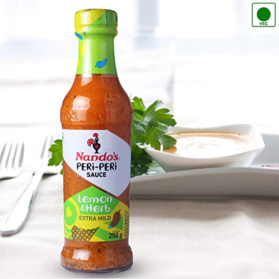 Nandos Peri-Peri Extra Mild Lemon & Herb Sauce 250g