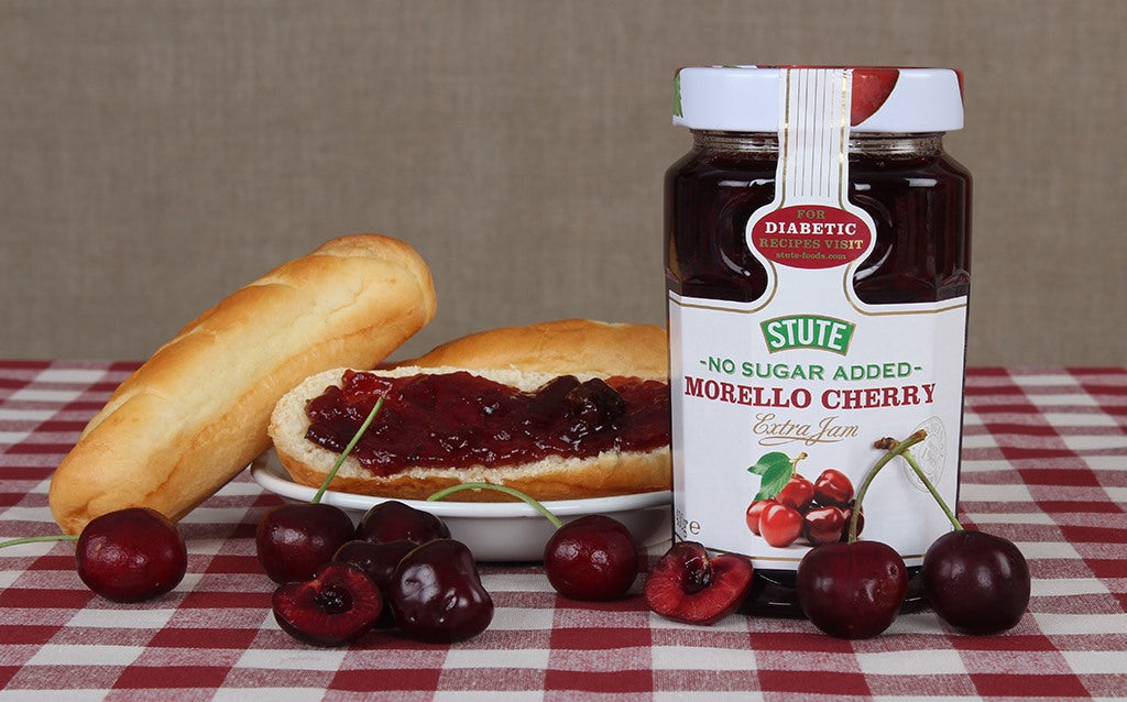 Stute No Sugar Added Morello Cherry Jam 430g