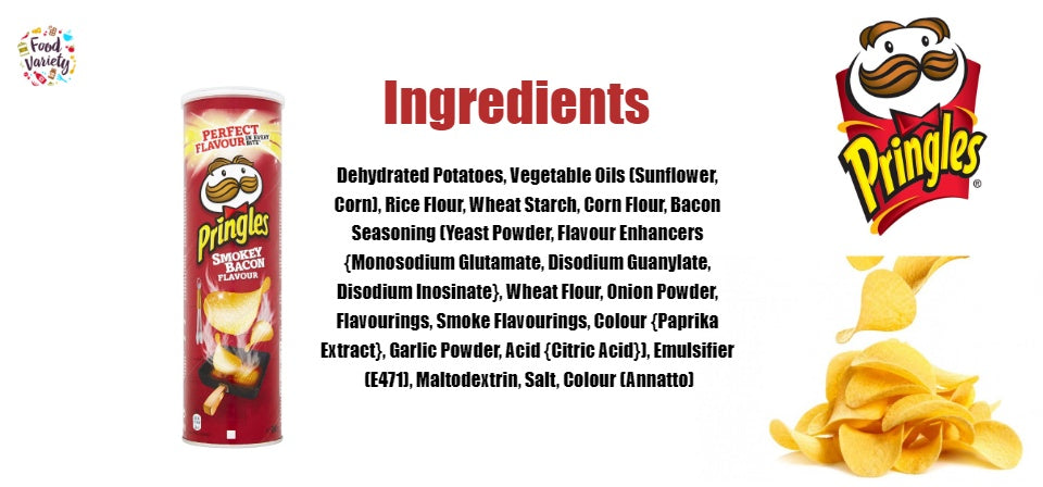 Pringles Smokey Bacon Flavour 165g