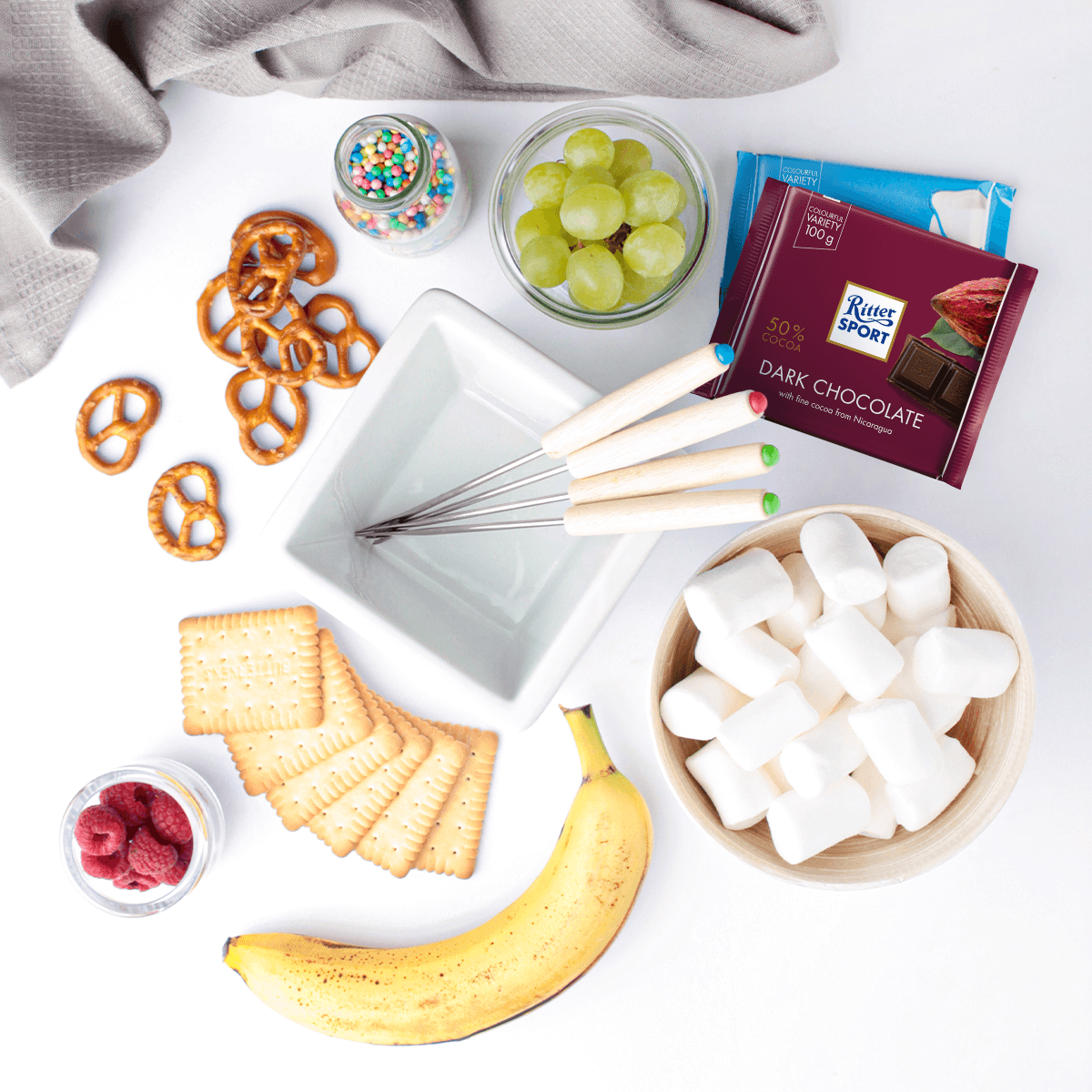 Ritter Sport Rum Raisins Hazelnuts 100g
