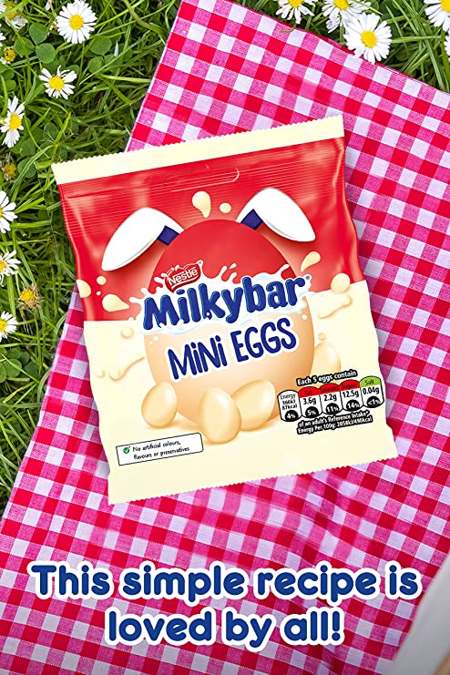 Milkybar White Chocolate Mini Eggs Sharing Bag 80g