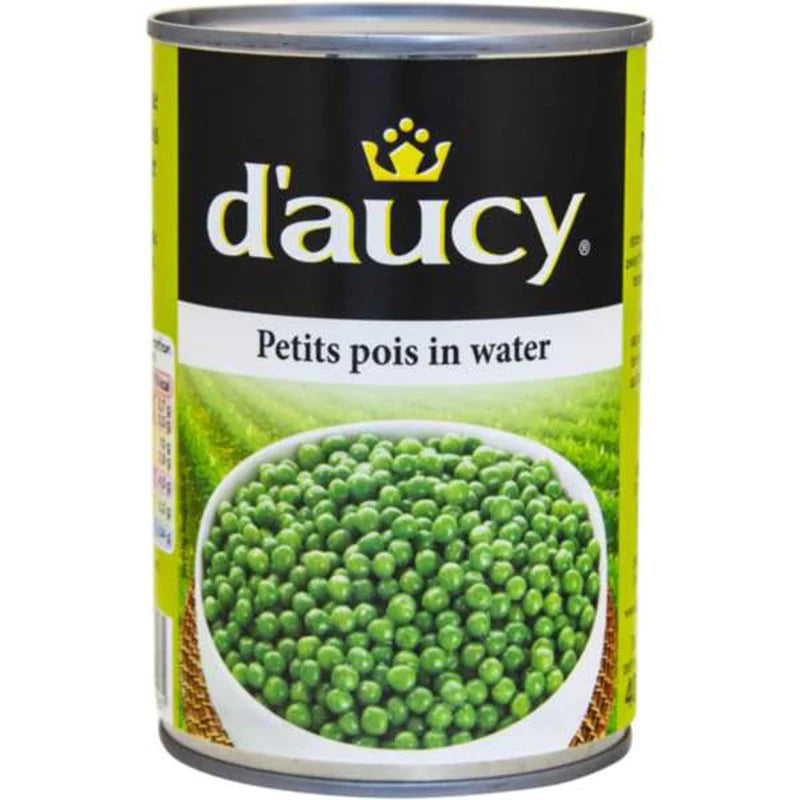D'Aucy Petits Pois in Water 400g
