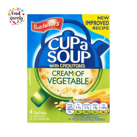 Batchelors Cup a Soup Cream of Vegetable with Croutons 122g
