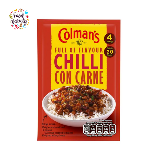 Colman’s Chilli Con Carne Seasoning Mix 50g
