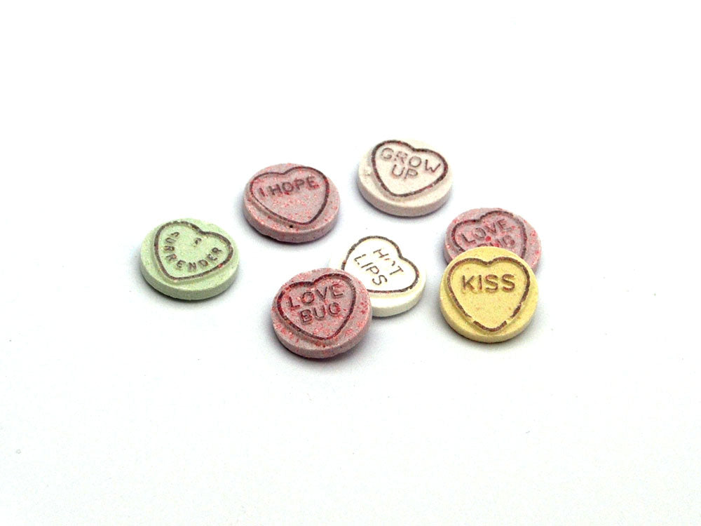 Swizzels Giant Love Hearts Rolls Fruit Flavour Fizzy Sweets (4 Pack) 105g