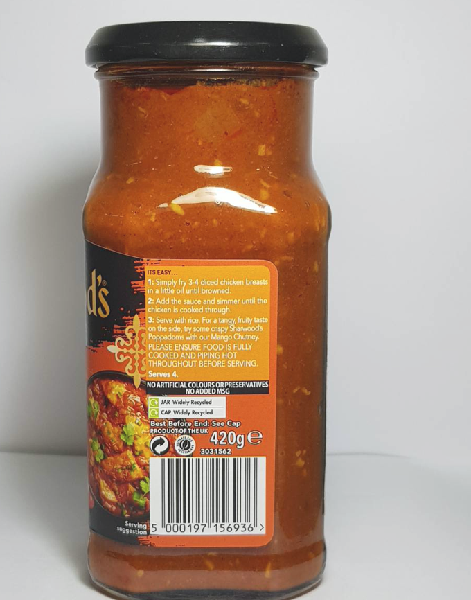 Sharwood's Indian Cooking Sauce for Madras 420g