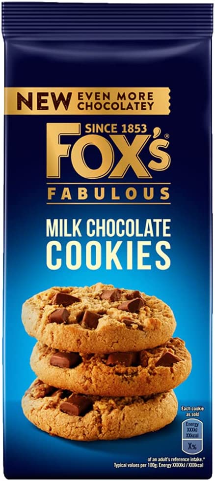 Fox's Milk Chocolate Cookies 180G