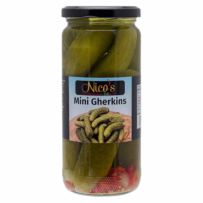 Nico’s Mini Gherkins 500g