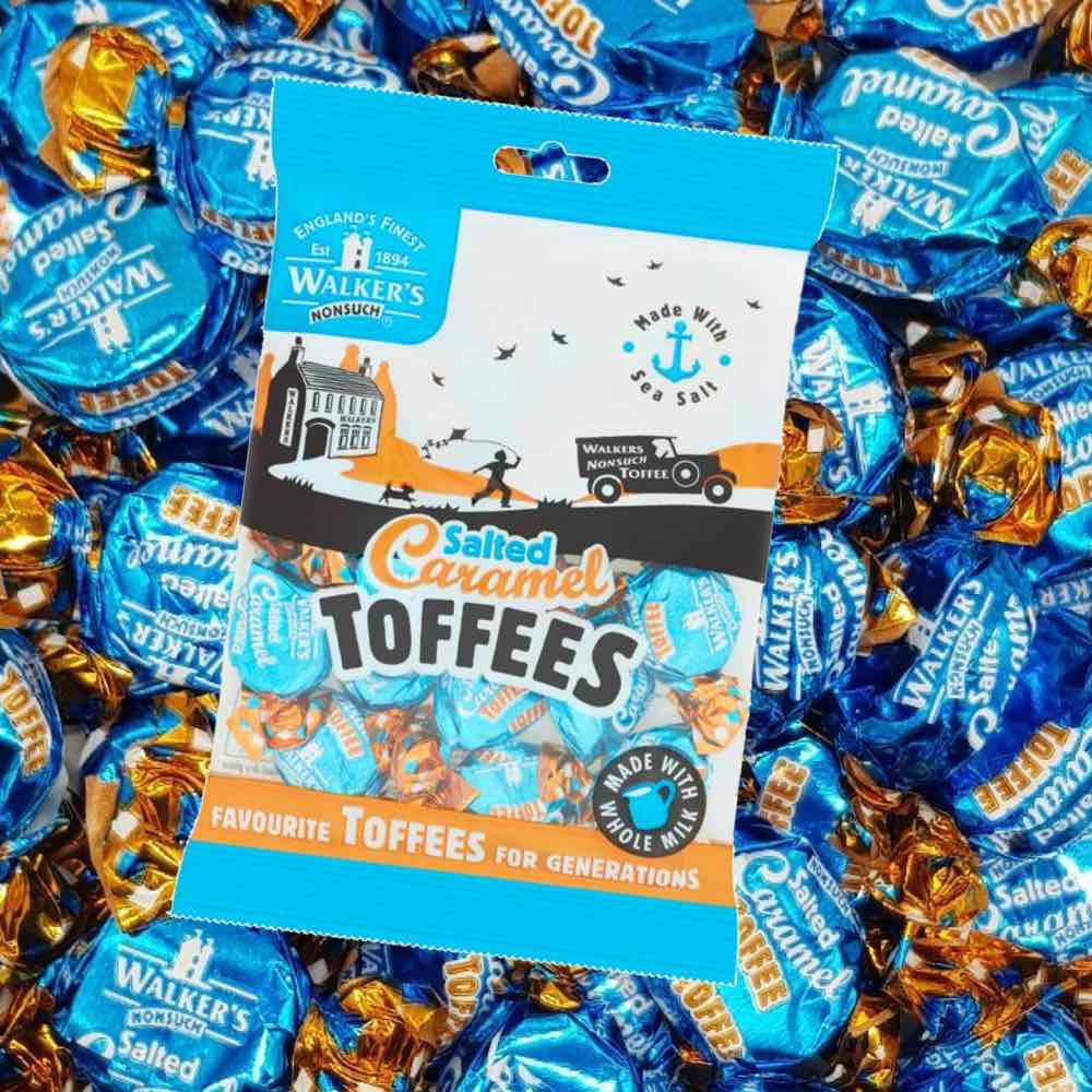 Walkers Salted Caramel Toffee 150g