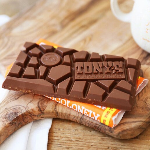 Tony's Chocolonely Milk Chocolate Caramel Sea Salt 180g