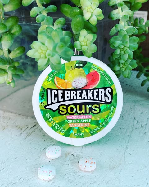 Ice Breakers Sours Watermelon Green Apple 42g