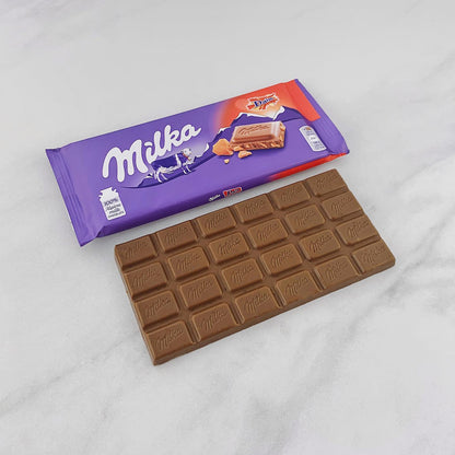 [BestBefore-27Oct2025] Milka Alpine Daim Milk Chocolate Bar 100g