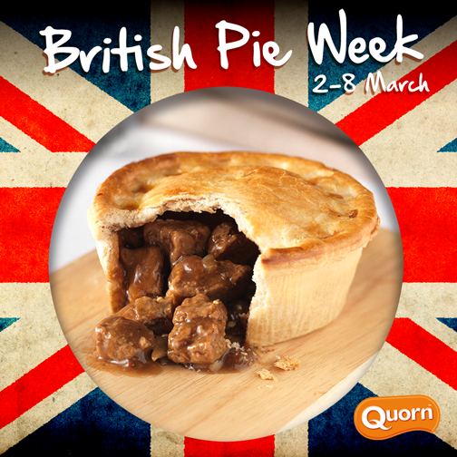 Quorn 2 Vegetarian Steak & Gravy Pies 400g ควอร์น 2 พายสเต็ก แอนด์ เกรวี่ มังสวิรัติ 400 กรัม