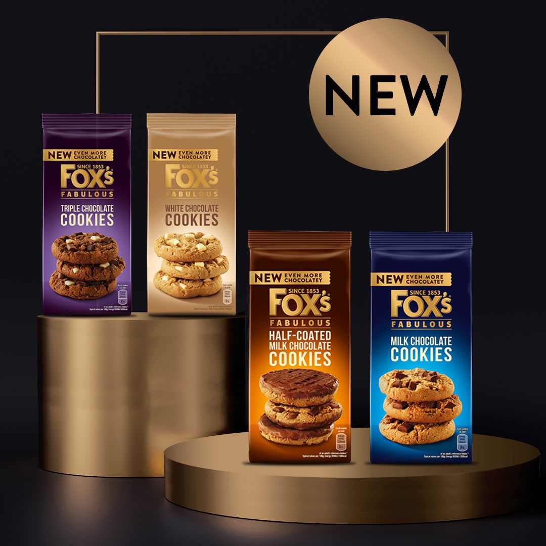 [Best Before 29-Sep-2024]Fox’s Triple Chocolate Cookies 180g ฟ็อกซ์ ทริปเปิ้ล ช็อกโกแลต คุกกี้ 180 กรัม