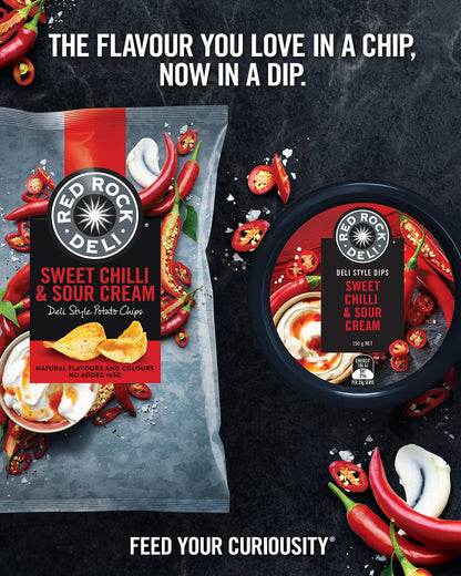 Red Rock Deli Sweet Chilli & Sour Cream Potato Chips 165g