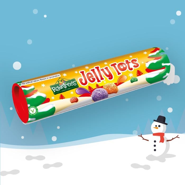 Rowntree's Jelly Tots Sweets Giant Tube 115g