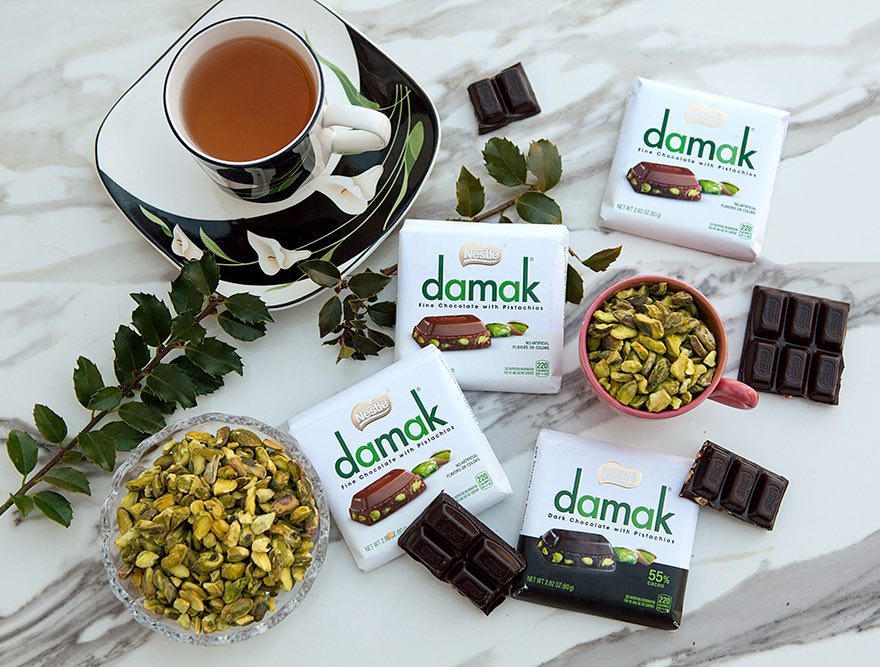 [BestBefore-30Nov2025] Nestle Damak Fine Chocolate with Pistachio 60g