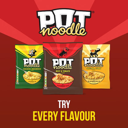 Pot Noodle Instant Noodle Block Beef & Tomato 114g