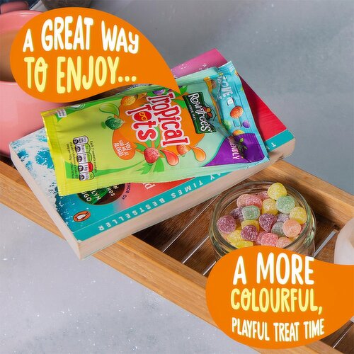 [BestBefore-31Aug2025] Rowntrees Jelly Tots Tropical Pouch 140g