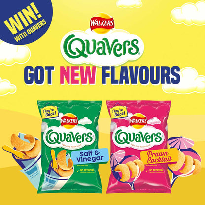 [BestBefore-28Sep2024] Walkers Quavers Grab Bag BBQ Sauce 34g Walkers ควาเวอร์ส แกร็บแบ็ก บาร์บีคิว 34กรัม