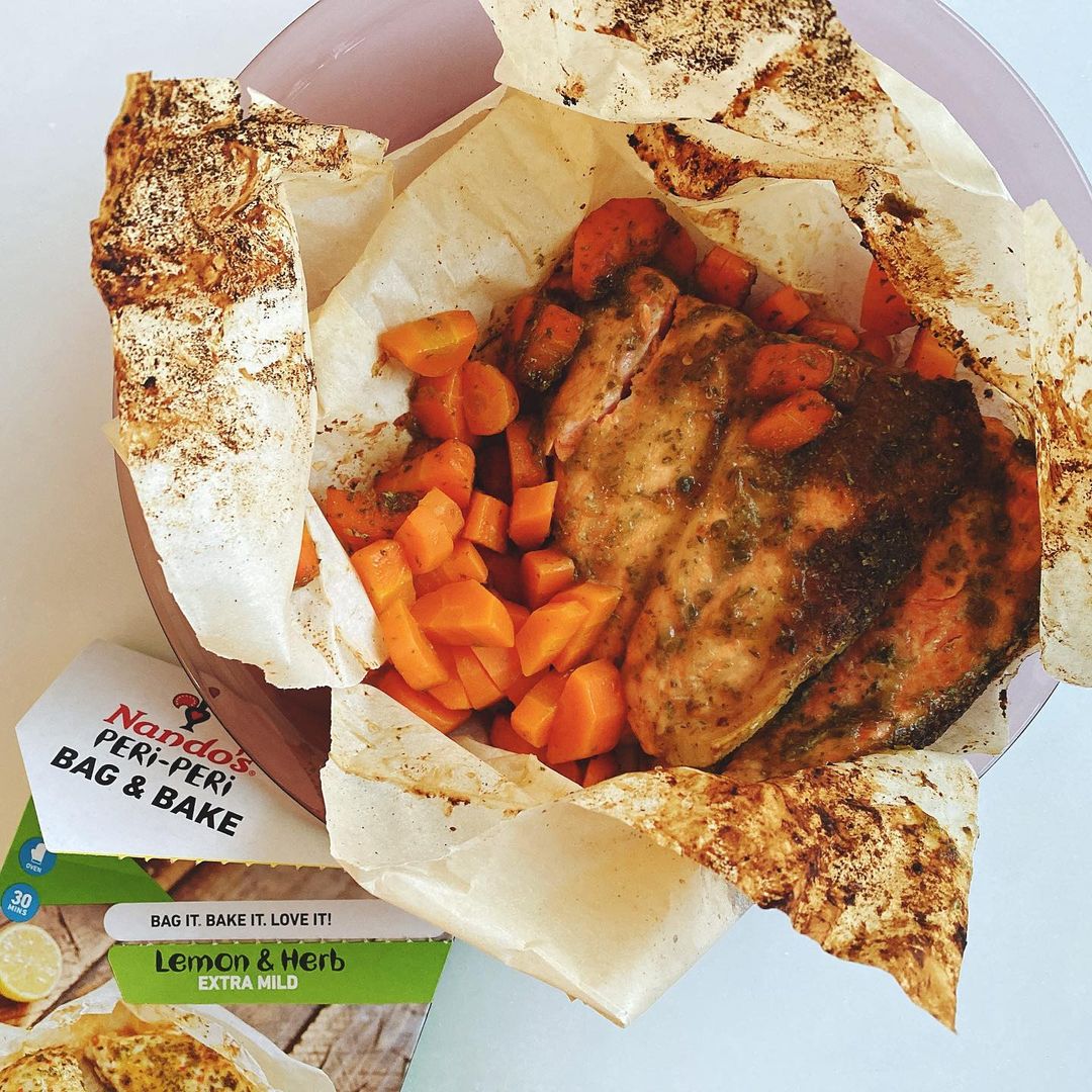 Nandos Peri Peri Bag & Bake Lemon & Herb Extra Mild Powder Mix 20g