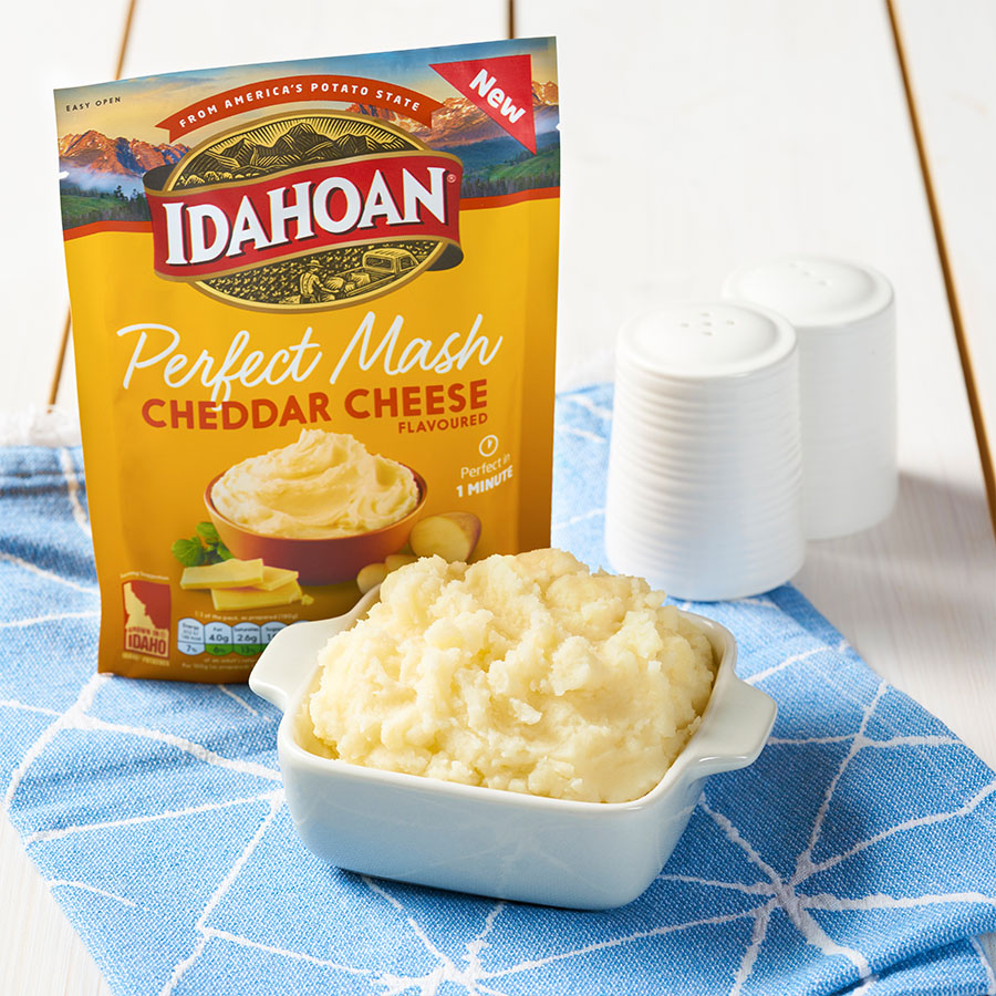 Idahoan Perfect Mash Cheddar Cheese Flavored 109g