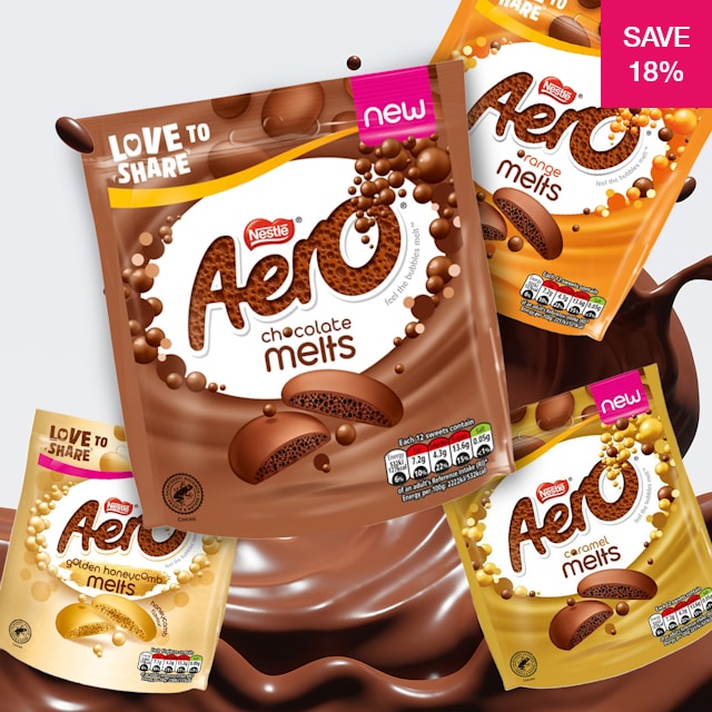 [BestBefore 28-Feb-2025] Nestle Aero Melts Orange Chocolate Sharing Bag 86g เนสท์เล่ แอโรเมลท์ รสส้ม ช็อกโกแลต แชริ่ง ซอง 86ก.