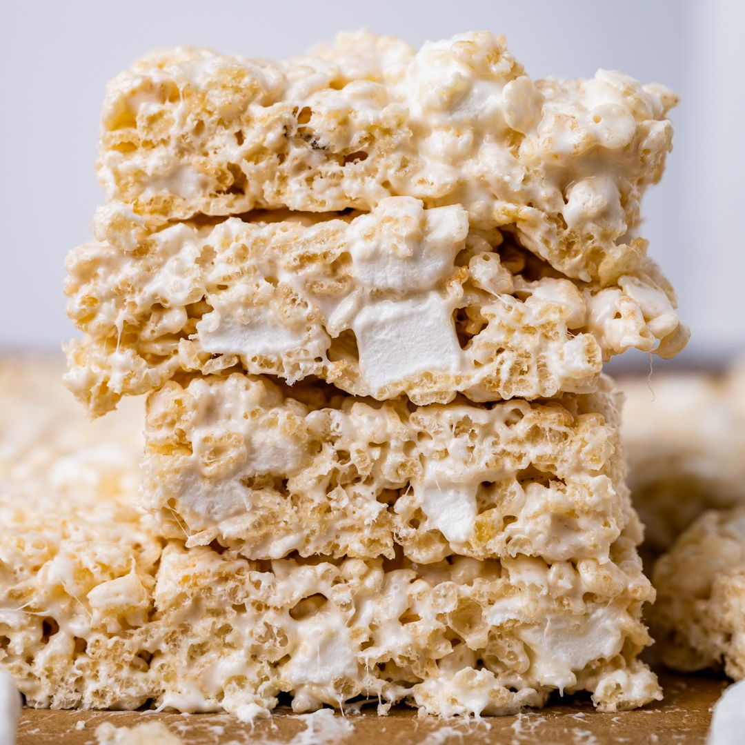 Kelloggs Rice Krispie Squares Gooey Marshmallow 4 x 28g เคลล็อกส์ มาร์ชเมลโล่ ไรซ์ คริสปี้ สแควร์ 4 x 28 กรัม