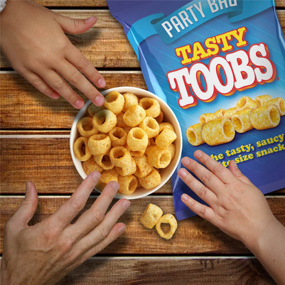[Best before 27-Sep-2026]Tasty Toobs The Tasty ,Saucy Bite Size Snacks 150g