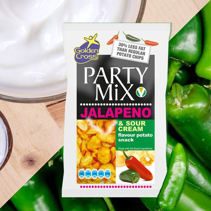 [BestBefore-03Oct2025] Golden Cross Jalapeno & Sour Cream Party Mix 125g
