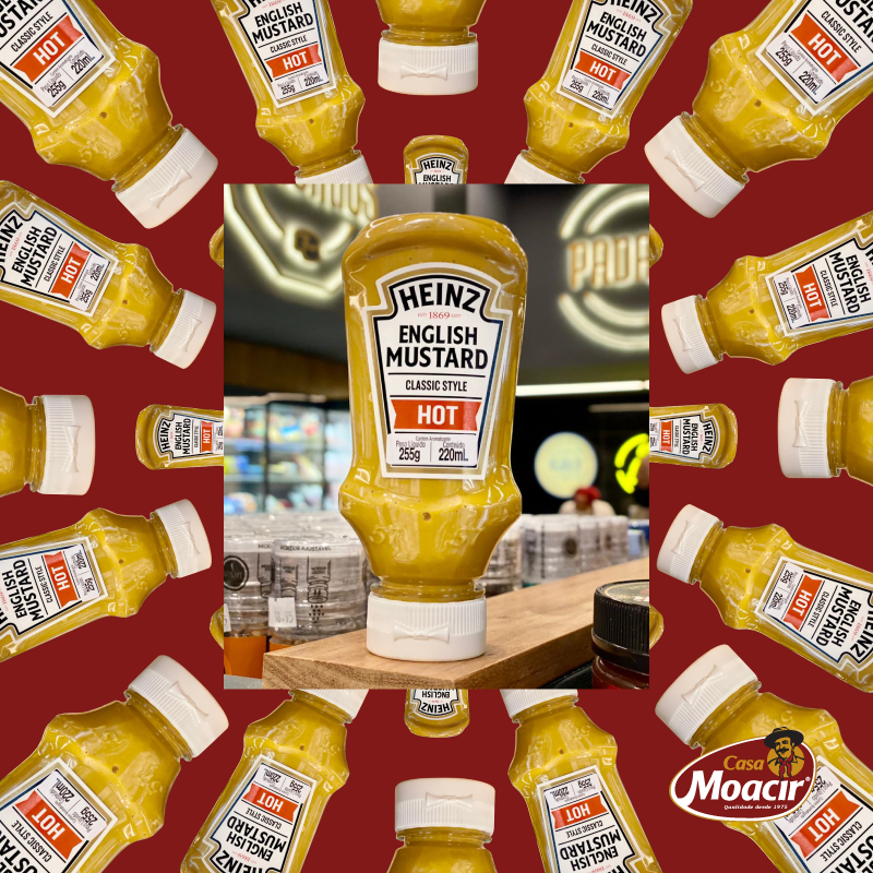 [Best Before 31-Jan-25] Heinz English Mustard Classic Style HOT 255g ไฮนซ์ อิงลิช มันตาร์ด คลาสสิค สไตล์ ฮ็อท 225กรัม