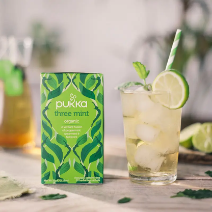 Pukka Three Mint Herbal Tea 20pcs 32g