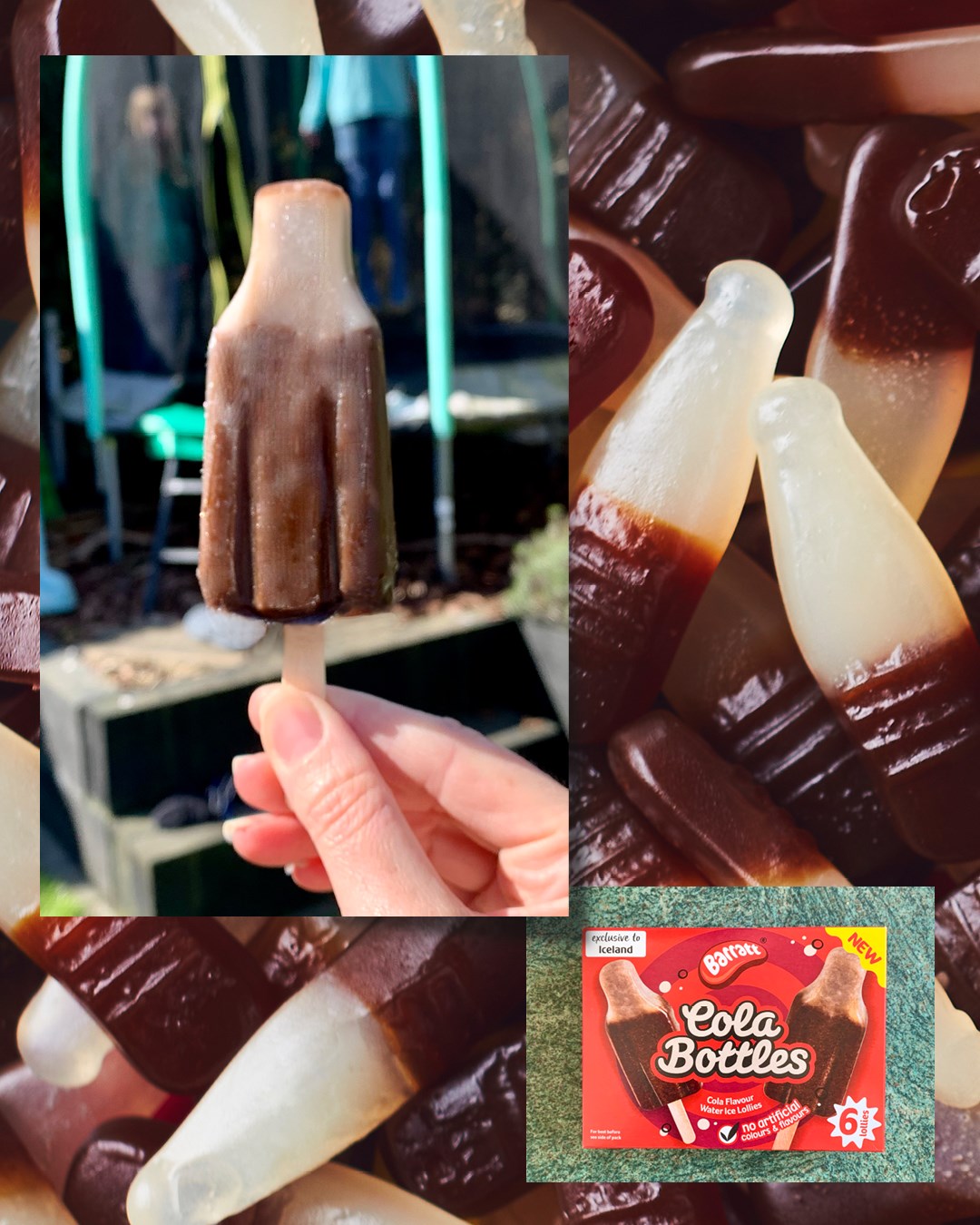 Barratt Cola Bottles Ice Lollies 6 x 360g บาร์รัตต์ โคล่าขวด น้ำแข็ง 6 x 360 กรัม