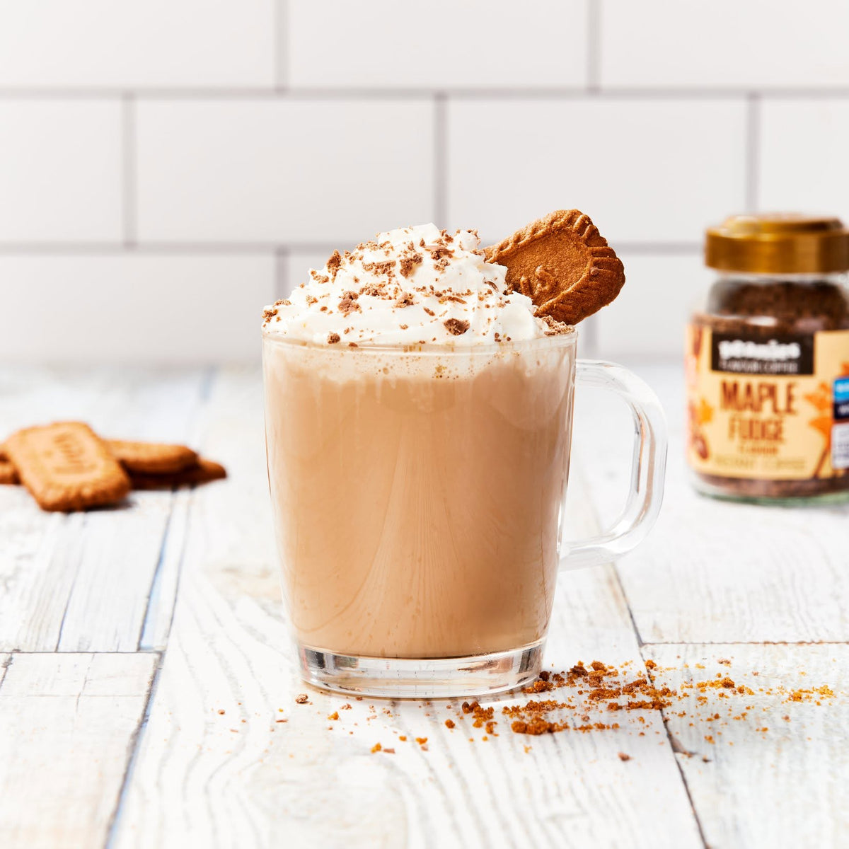 Beanies Maple Fudge Flavoured Instant Coffee 50g
