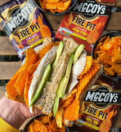 McCoy’s Flame Grilled Steak Grab Bag Crisps 45g แม็คคอยส์ เฟลฟกริล สเต็ก แกร็บแบ็ก คริสป์ส 45 กรัม