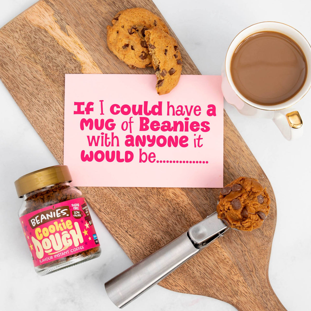 Beanies Cookie Dough Flavoured Instant Coffee 50g