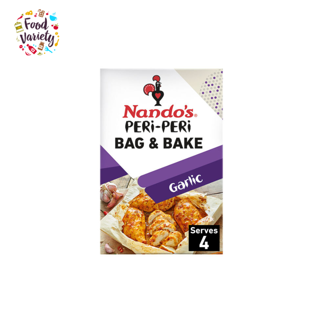Nandos Peri Peri Bag & Bake Garlic Medium Powder Mix 20g