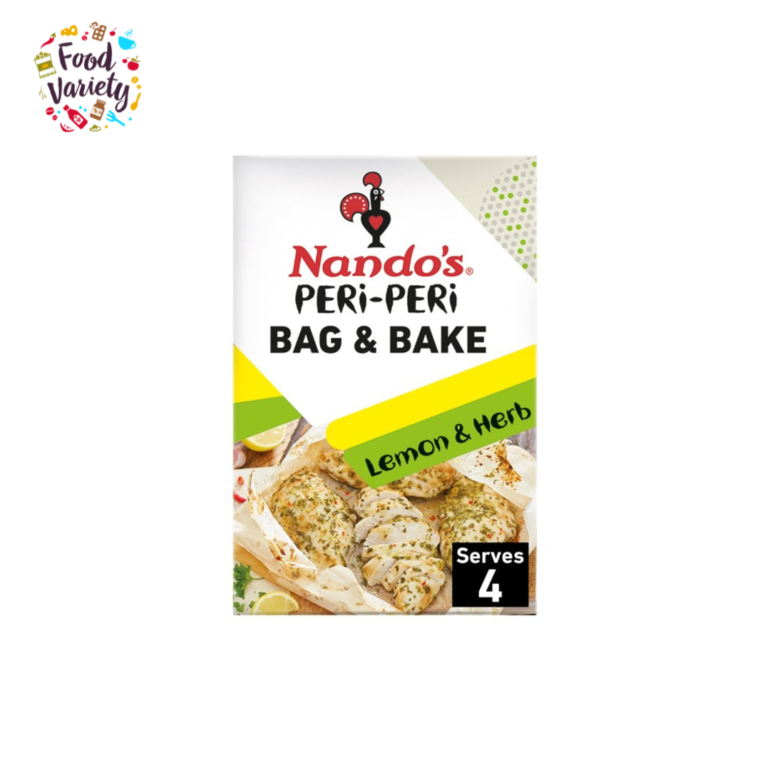 Nandos Peri Peri Bag & Bake Lemon & Herb Extra Mild Powder Mix 20g