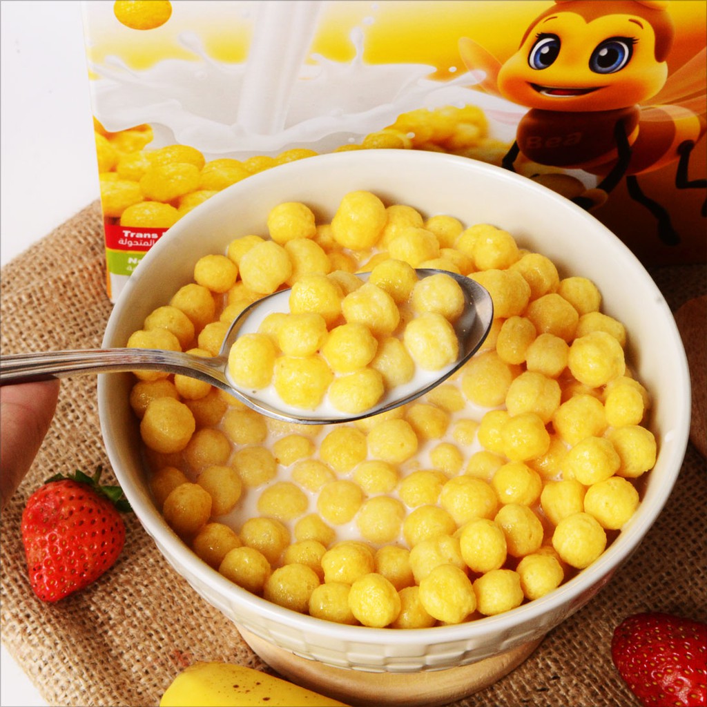 [BestBefore-26Nov2025] Kellogg's Honey Pops Cereal 330g